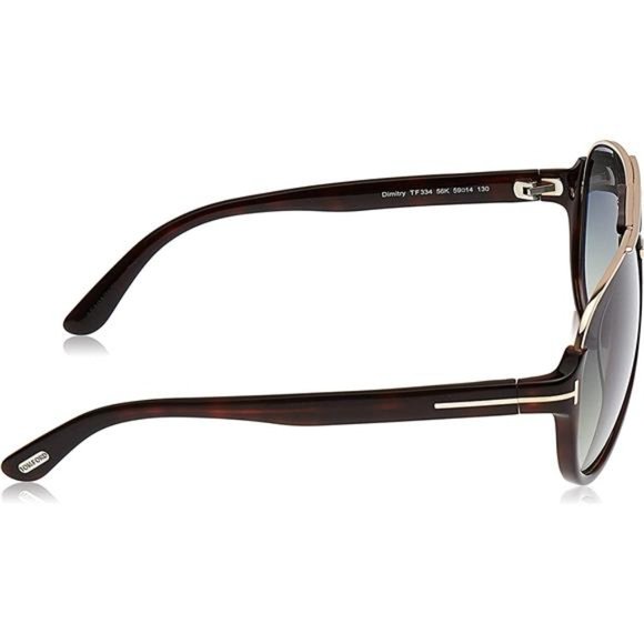 Tom Ford Dimitry Half-Rim Aviator Sunglasses - A MUST HAVE - Picture 3 of 4